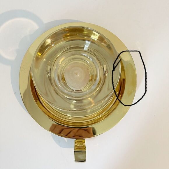 PartyLite  nautical bell Brass Candle holder - Picture 6 of 6